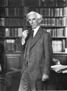 Bertrand Russell Drucke: (1872-1970). Philosopher, mathematician, and Nobel Prize laureate. Photographed in 1935