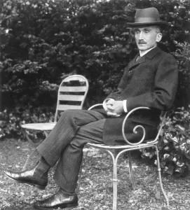 Nobel Prize Laureate Drucke: French philosopher. Photographed c1905