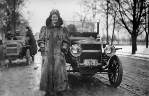 Alice Huyler Ramsey (1886-1983). Amerikanische Automobilfahrerin. Fotografie, ca 1910