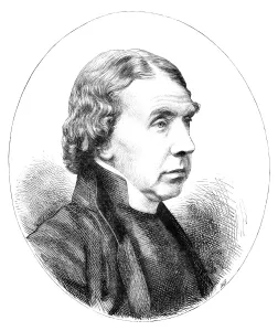 Porträt Drucke: Archibald Campbell-Tait (1811-1882) schottischer Erzbischof und Kanzler von Canterbury