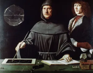Bildende Kunst Drucke: Luka Paciolis (* 1445 - ? * 1514)