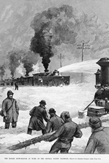 Central Pacific Railroad Drucke: RAILROADING. Central Pacific R