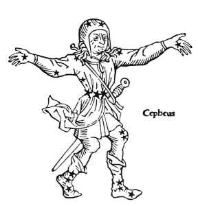 Cepheus Constellation Drucke: CONSTELLATION: CEPHEUS. Personification of Cepheus
