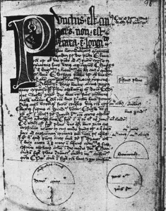 Euclid: Elemente; Eine Seite aus dem Elementenbuch von Euclid, übersetzt durch einen englischen Gelehrten