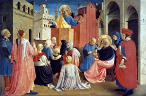 Church Interior Design Inspiration Drucke: SERMON OF ST PETER. Detail of Linen Guild Tabernacle
