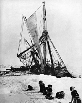 Die Untergang der Endurance von Shackleton, November 1915.