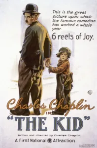 Film Drucke: Chaplin: Der Kleine, 1920 - Plakat für Charlie Chaplin im Film 'The Kid'