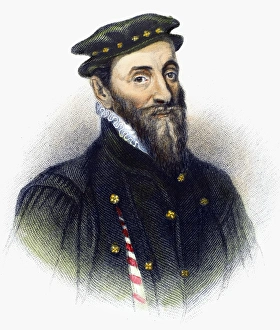 THOMAS SIR GRESHAM (1519-1579). Englischer Finanzier. Stahlstich, englisch, um 1830