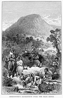 American Frontier History Drucke: SPOTSWOODs EXPEDITION