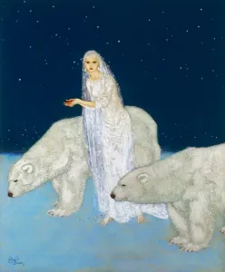 Zeichnungen Drucke: Illumination von Edmond Dulac für den Traum des Träumers