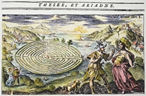 Hellenic Republic Art Drucke: THESEUS & ARIADNE