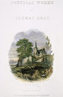 Title Page Design History Drucke: THOMAS GRAY: TITLE PAGE