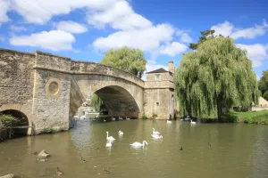 Brücke Drucke: Fluss Themse