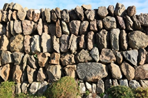 British Coastline Photography Drucke: Cornish Wall