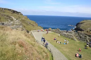 Cornwall Drucke: Ritterturm von Tintagal
