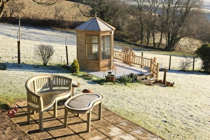 Cold Winter Mornings UK Drucke: Winter Garden