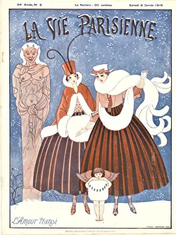 Vintage French Magazine Covers Drucke: 30586489