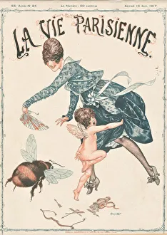 Vintage French Magazine Covers Drucke: 30586670