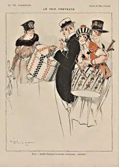 Satirical Fashion Illustration Drucke: 30586727