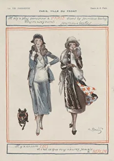 Elegantly Dressed Women Drucke: 30586887