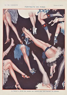 Vintage Dance Illustration Drucke: 30587104
