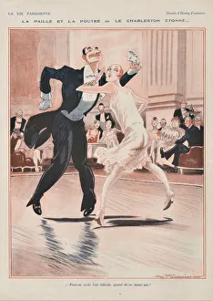 Vintage Dance Illustrations Drucke: 30587520