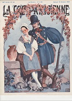 Romantic Countryside Scene Drucke: 30587526