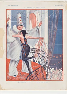 Pierrot Costume Design Drucke: 30587540