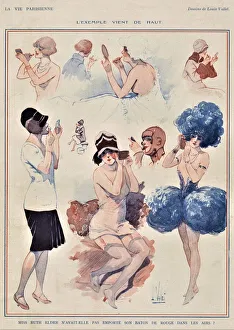 Vintage French Magazine Illustrations Drucke: 30587572