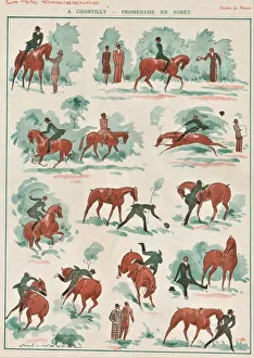 Traditional Equestrian Attire Drucke: 30587650