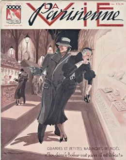 Vintage Christmas Illustration Drucke: 30587990