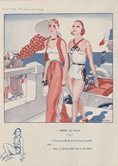 Retro Swimwear Styles Drucke: 30588043