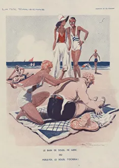 Retro Swimwear Styles Drucke: 30588049