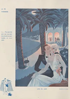 Romantic Evening Scene Drucke: 30588059