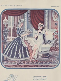 Elegantly Dressed Women Drucke: 30588066