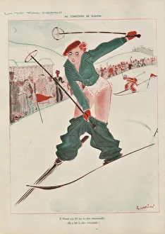 Winter Sports Illustration Drucke: 30588106