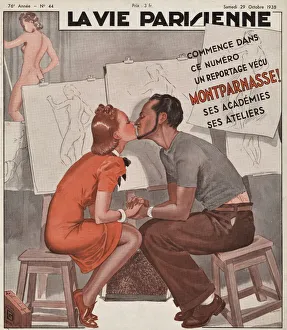 Vintage Magazine Cover Drucke: 30588338