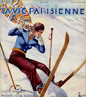 Winter Sports Artwork Drucke: 30588486