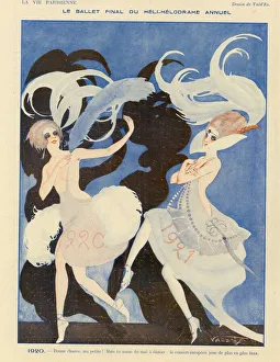 Vintage Ballet Dancers Drucke: 30588547
