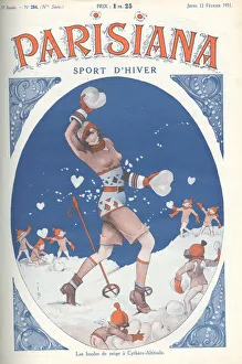 Winter Sports Illustration Drucke: 30588558