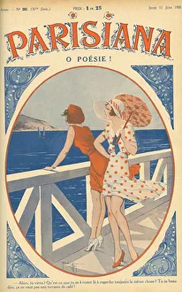 Vintage French Magazine Covers Drucke: 30588569