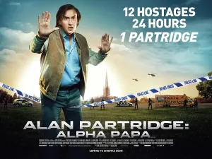 Drucke von Britischer Vier-Poster-Format Film und Filmplakate: Alan Partridge : Alfa Papa