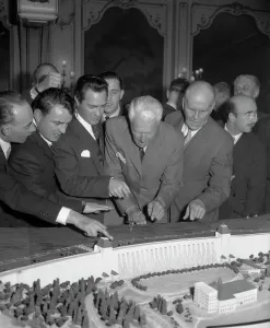 Die Dammbrecher Drucke: Richard Todd und Barnes Wallis