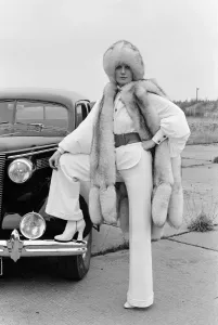 Vintage Fashion Photography Drucke: fin1973 bw neg 075