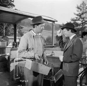Titfield-Donnerbolzen Drucke: John Gregson und Jack MacGowran