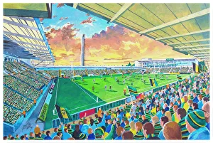 Franklins Gärten-Stadion, Fine-Art-Northampton-Saints-Rugby