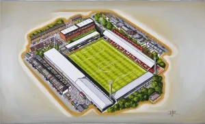 Griffin Park Stadia Art - Brentford