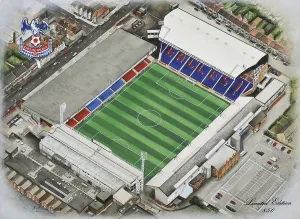 Stadion-Kunst Drucke: Selhurst Park Kunst - Crystal Palace