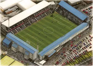 Baseball-Stadien Drucke: Baseball Ground Art - Derby County