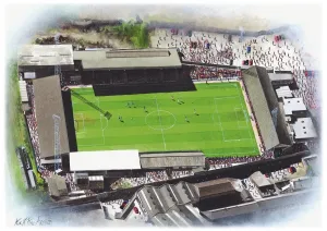 Rotherhams Millmoor-Stadion-Art